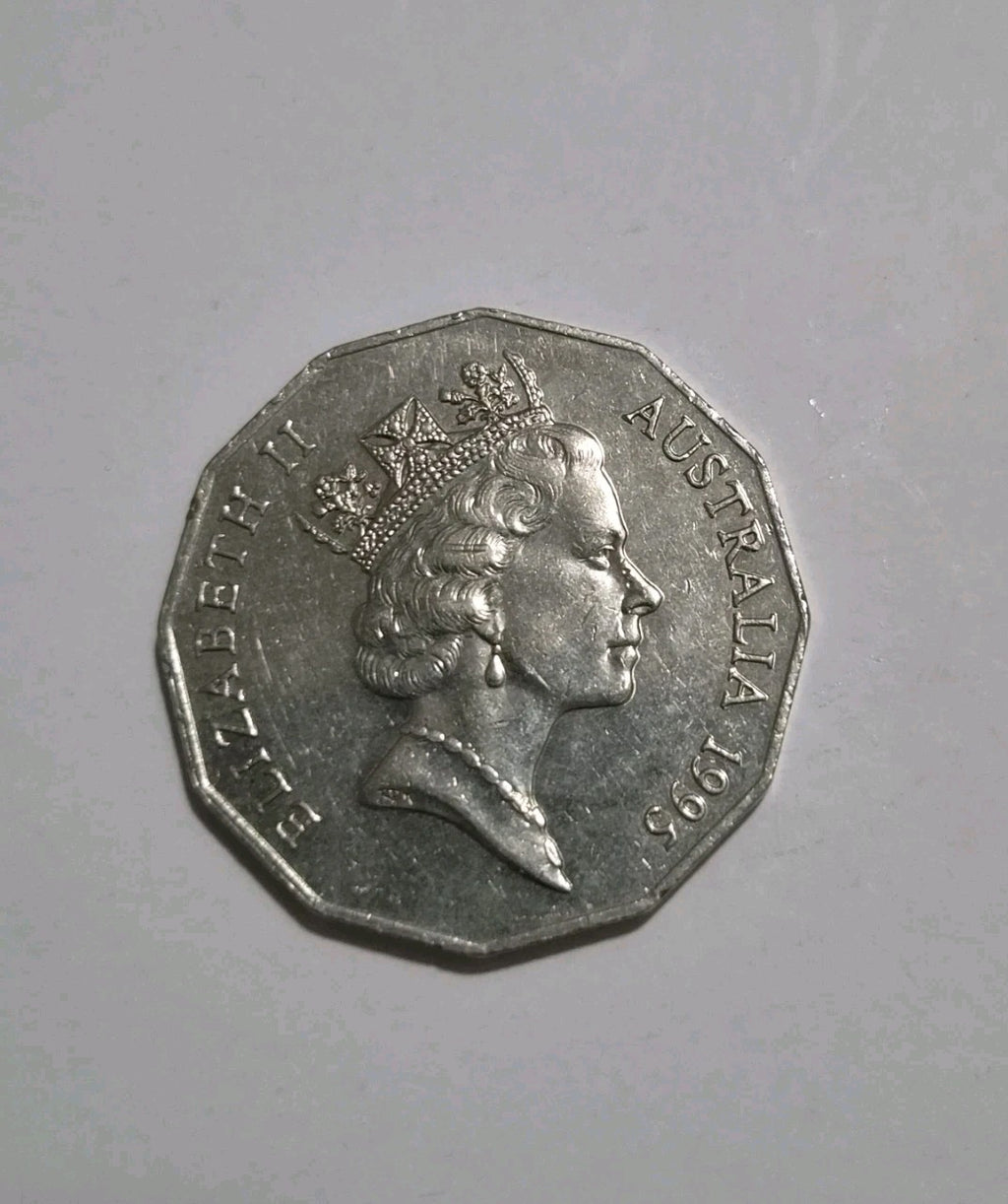 1995 aUNC 50 Cent 50c Coin - Weary Dunlop