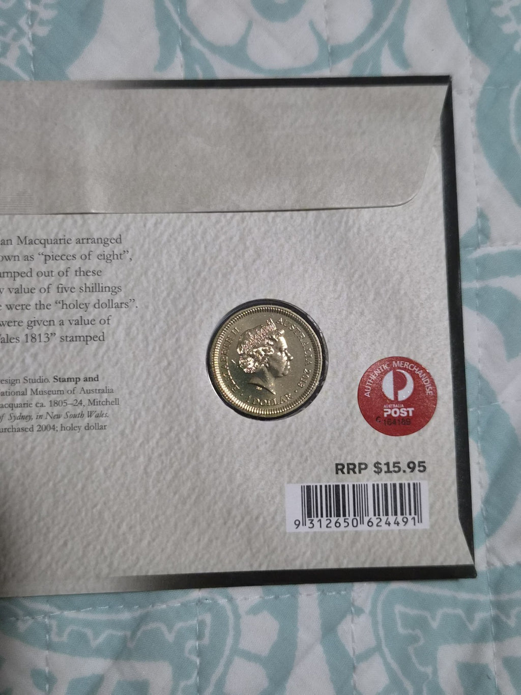 2013 One Dollar PNC Holey Dollar and Dump