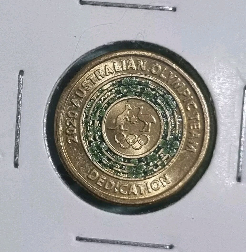 2020 $2 Australian Olympic Team - Dedication Coin LightlyCirculated, Low Mintage