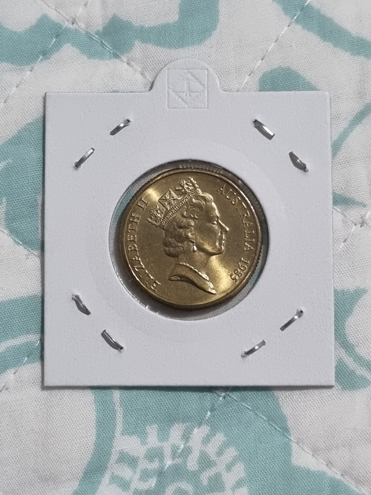 1985 One Dollar Coin UNC In 2x2 Holder 