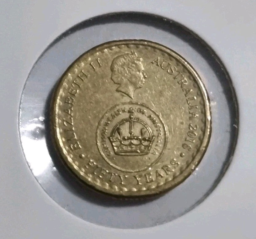 2016 $2 Changeover Two Dollars - circulated In 2x2 Holder 