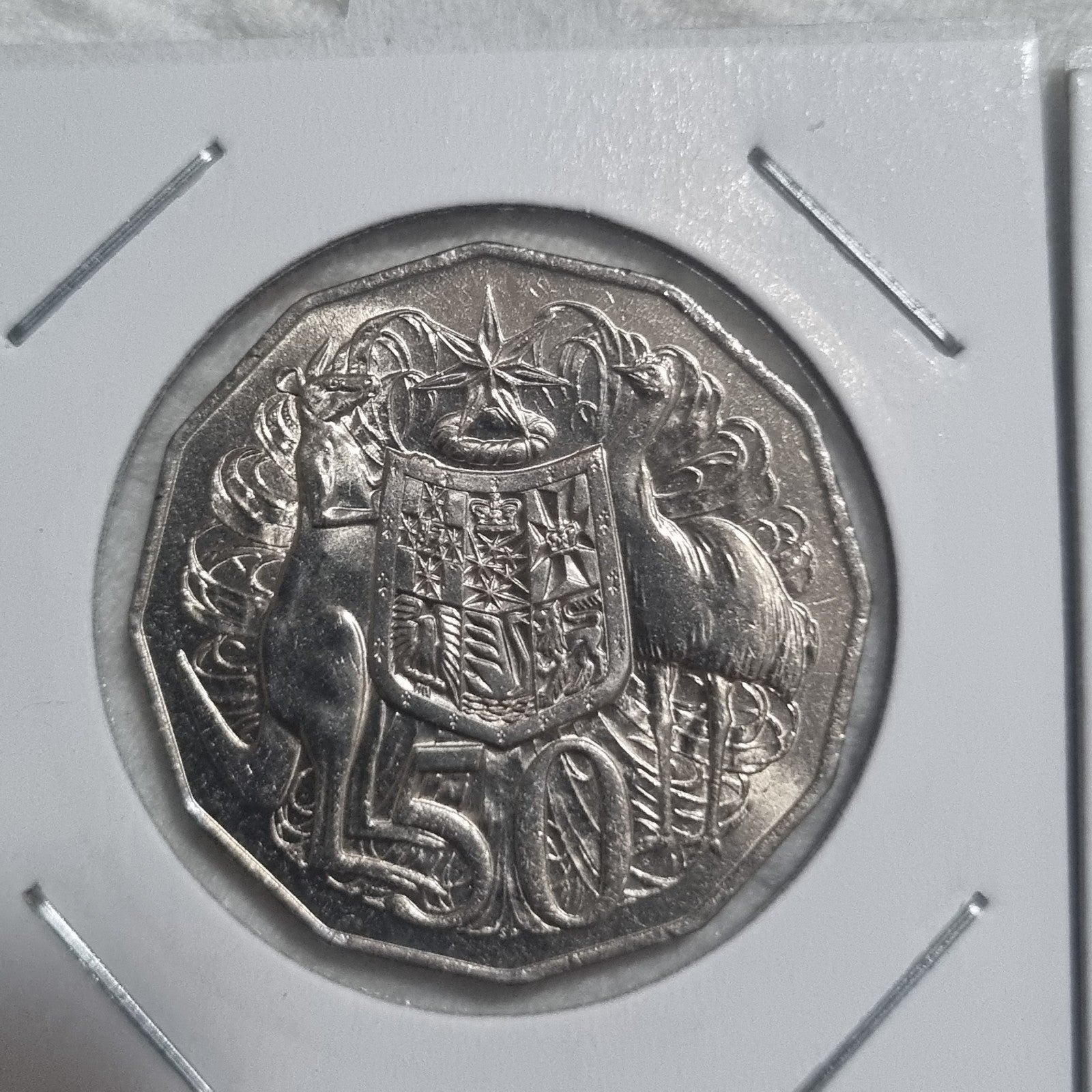 1980 & 1981 50 Cent Coins  in 2x2 holders 