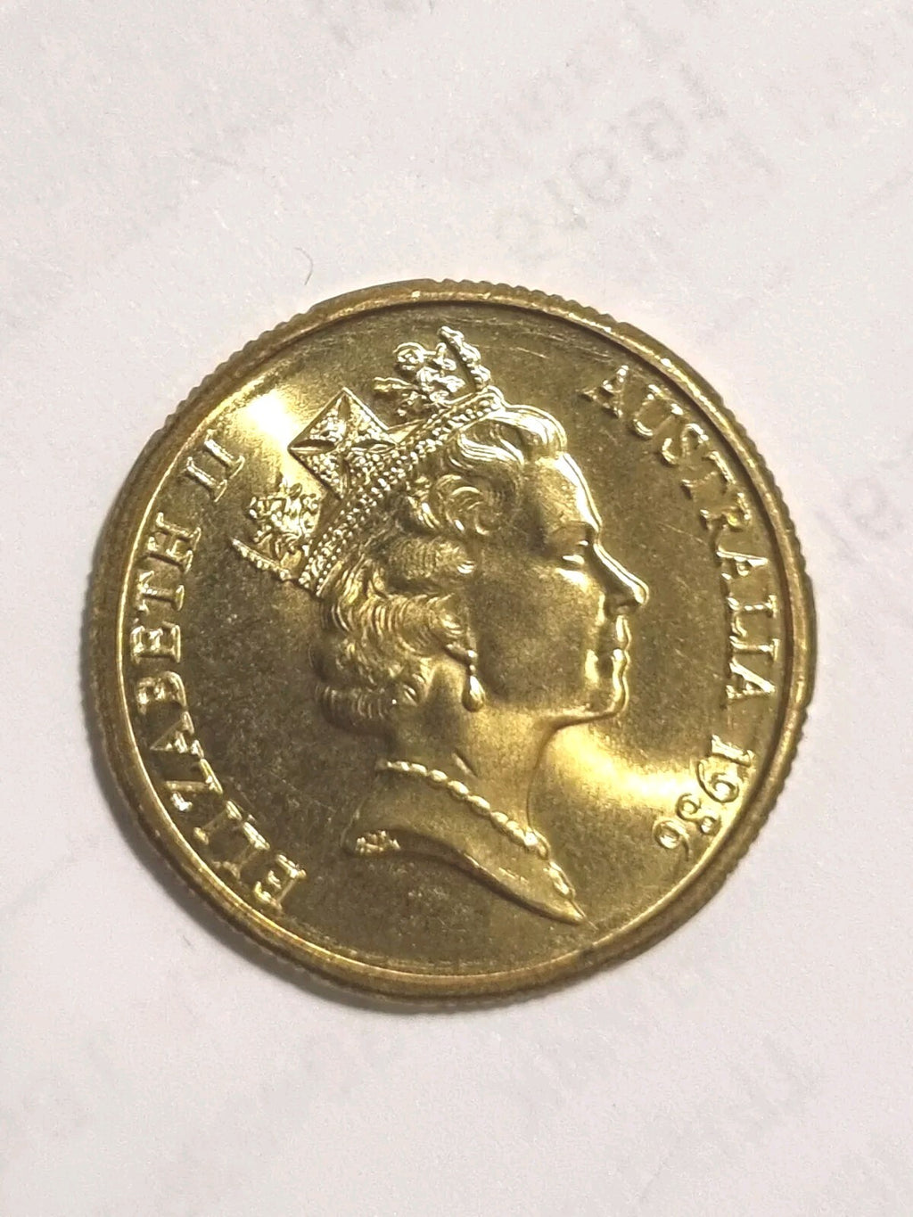 1986 UNC One Dollar Coin - $1 - International Year Of Peace