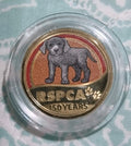 2021 $1 RSPCA Dog Coloured Coin In Capsule - One Dollar
