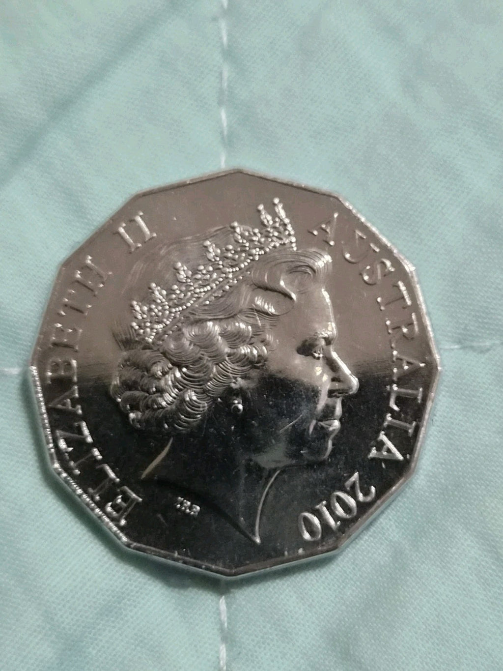 2010 Royal Engagement 50 Cent Uncirculated Coin Prince William + Catherine - RAM