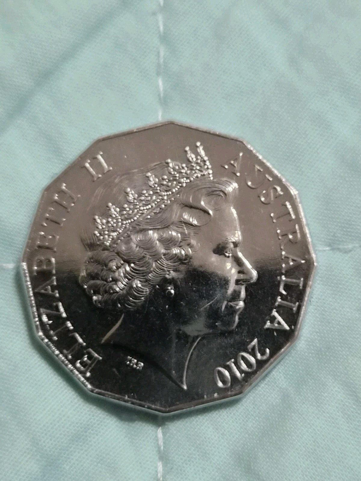 2010 Royal Engagement 50 Cent Uncirculated Coin Prince William + Catherine - RAM