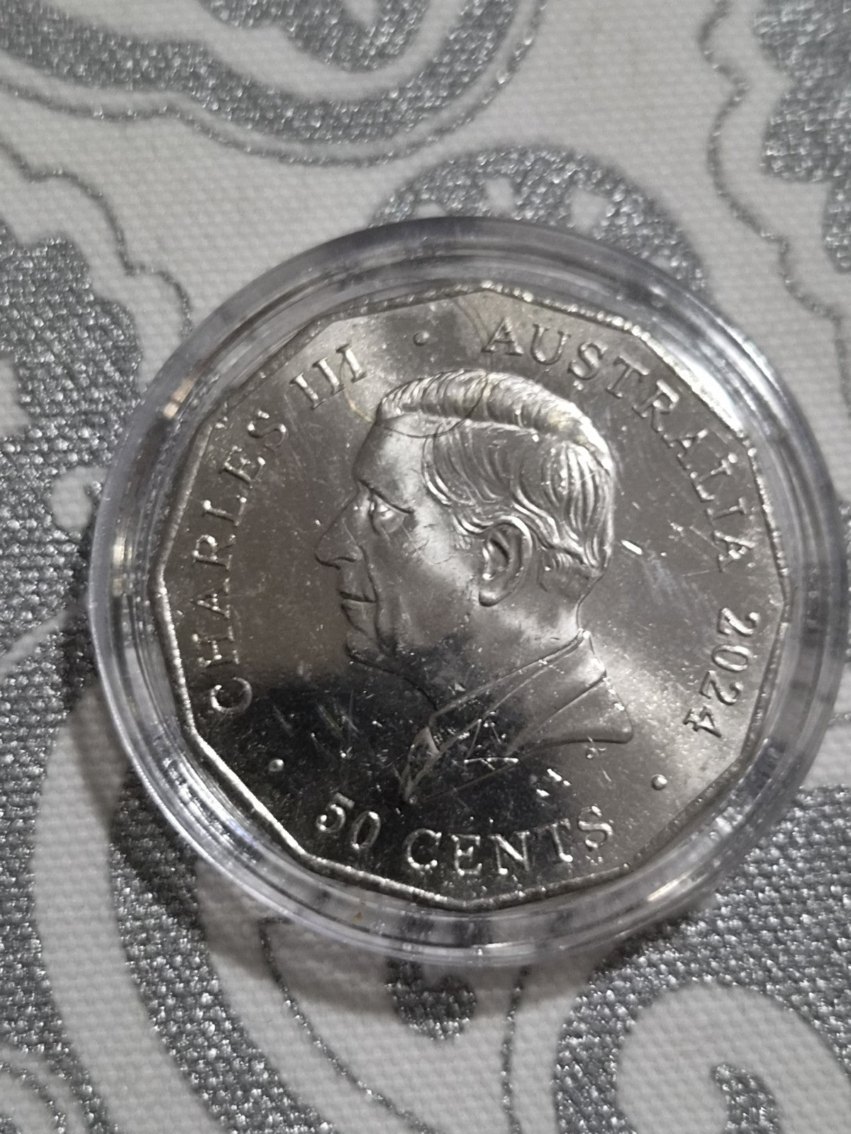 2024 UNC 50 Cent NAIDOC Coin in Capsule