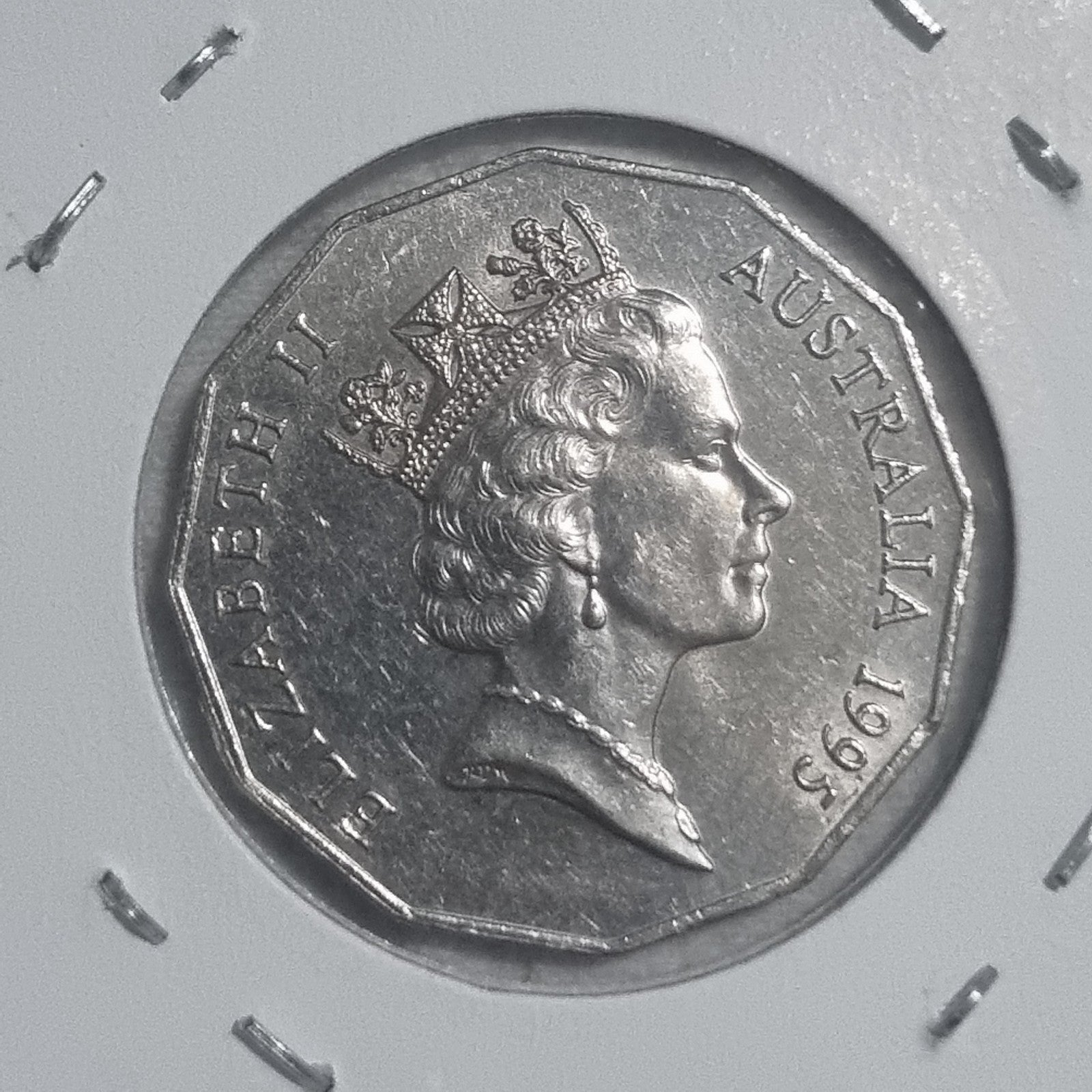 1995 UNC 50 Cent 50c Coin - Weary Dunlop In 2x2 + Free Blank FDC Envelope  Incl.