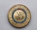 2020 $2 Coin - ICC Women’s T20 World Cup Cricket Coloured - Lightly Circulated 
