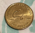 2001 $1 dollar - Centenary of Federation Lightly Circulated 