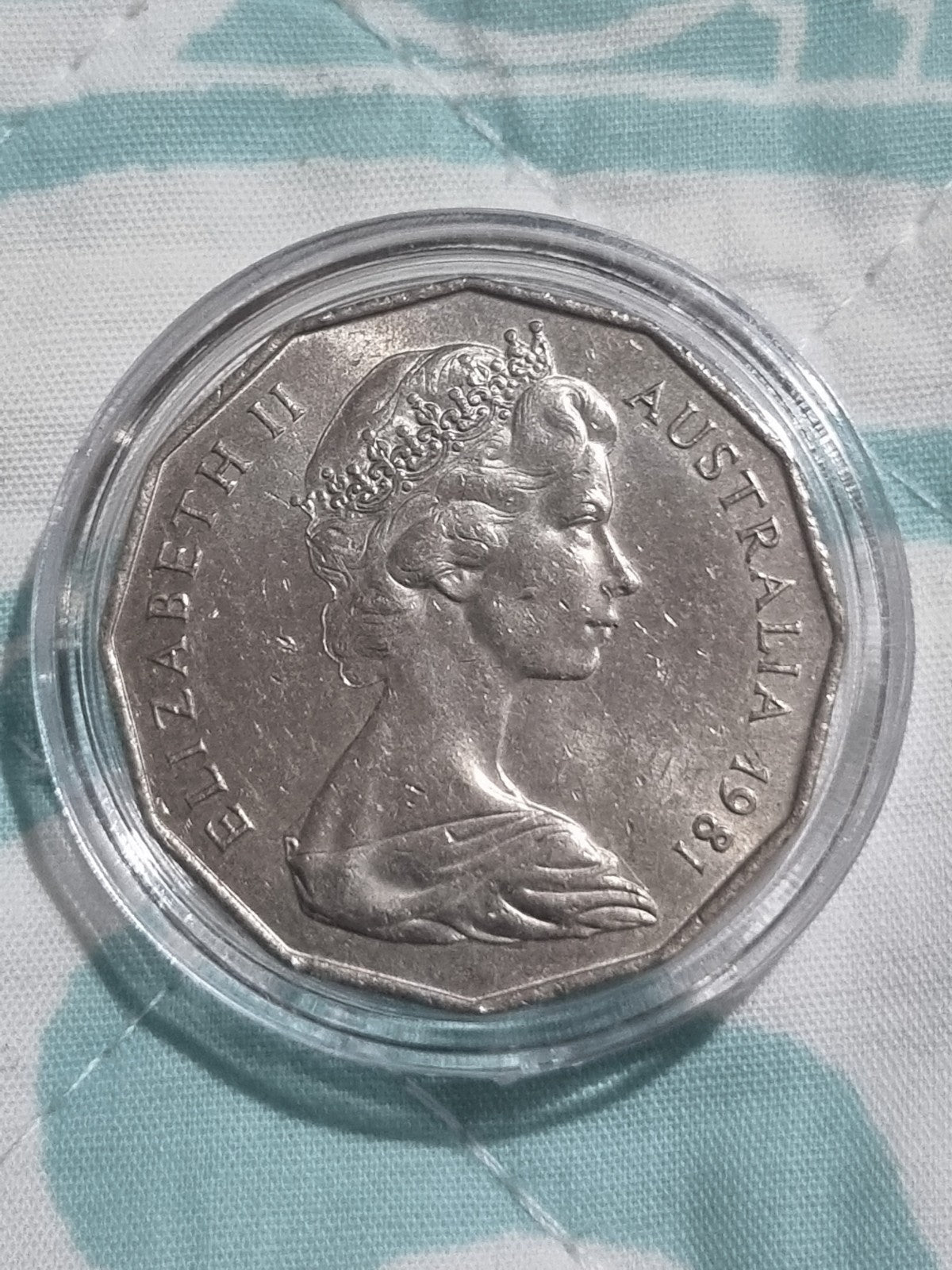 1981 50 Cent Coin - Uncirculated In Capsule