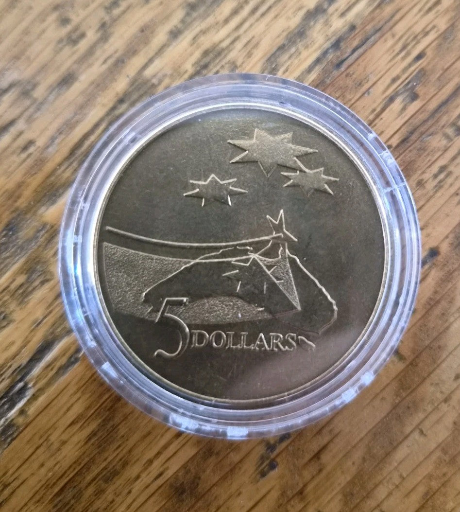 1992 $5 Five Dollar Space Commemorative  Coin In Capsule - Int'l Year Of Space
