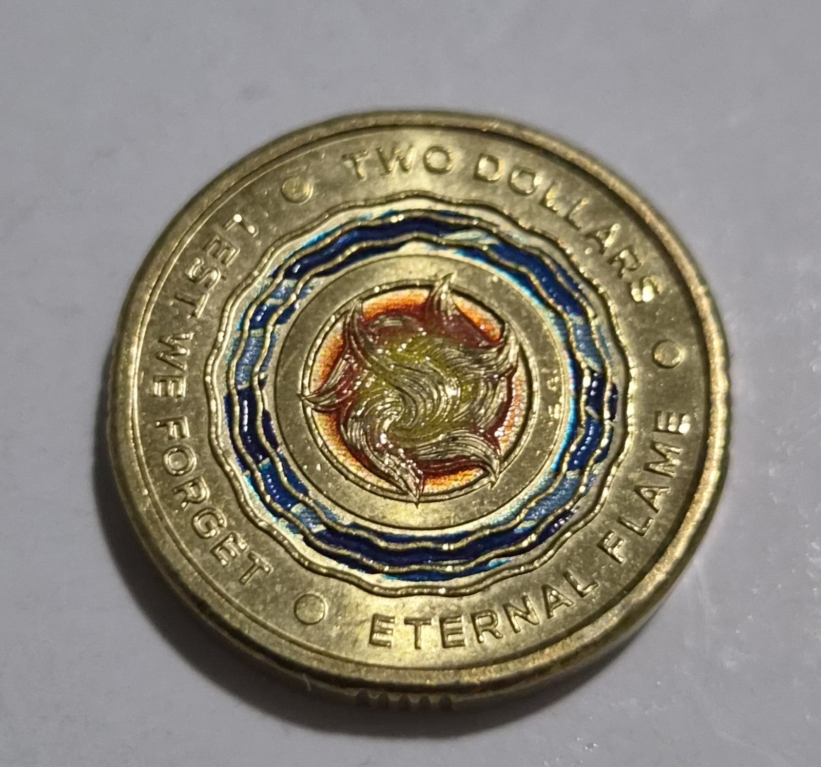 2018 $2 Eternal Flame Two Dollar Coin