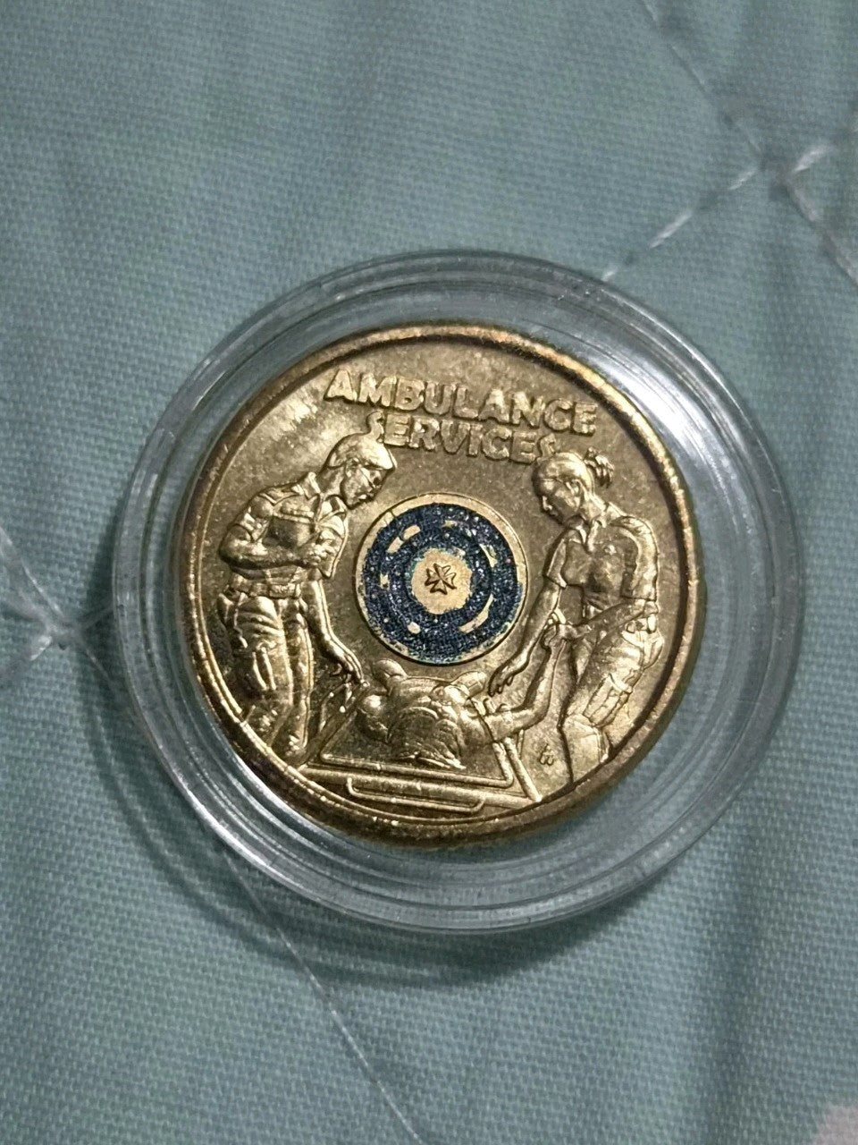 2021 UNC Two Dollar $2 Coin Ambulance Service In Capsule Uncirculated 