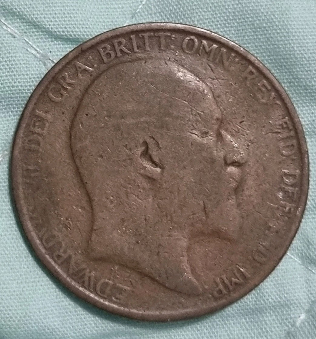 1907 GREAT BRITAIN KING EDWARD VII PENNY 