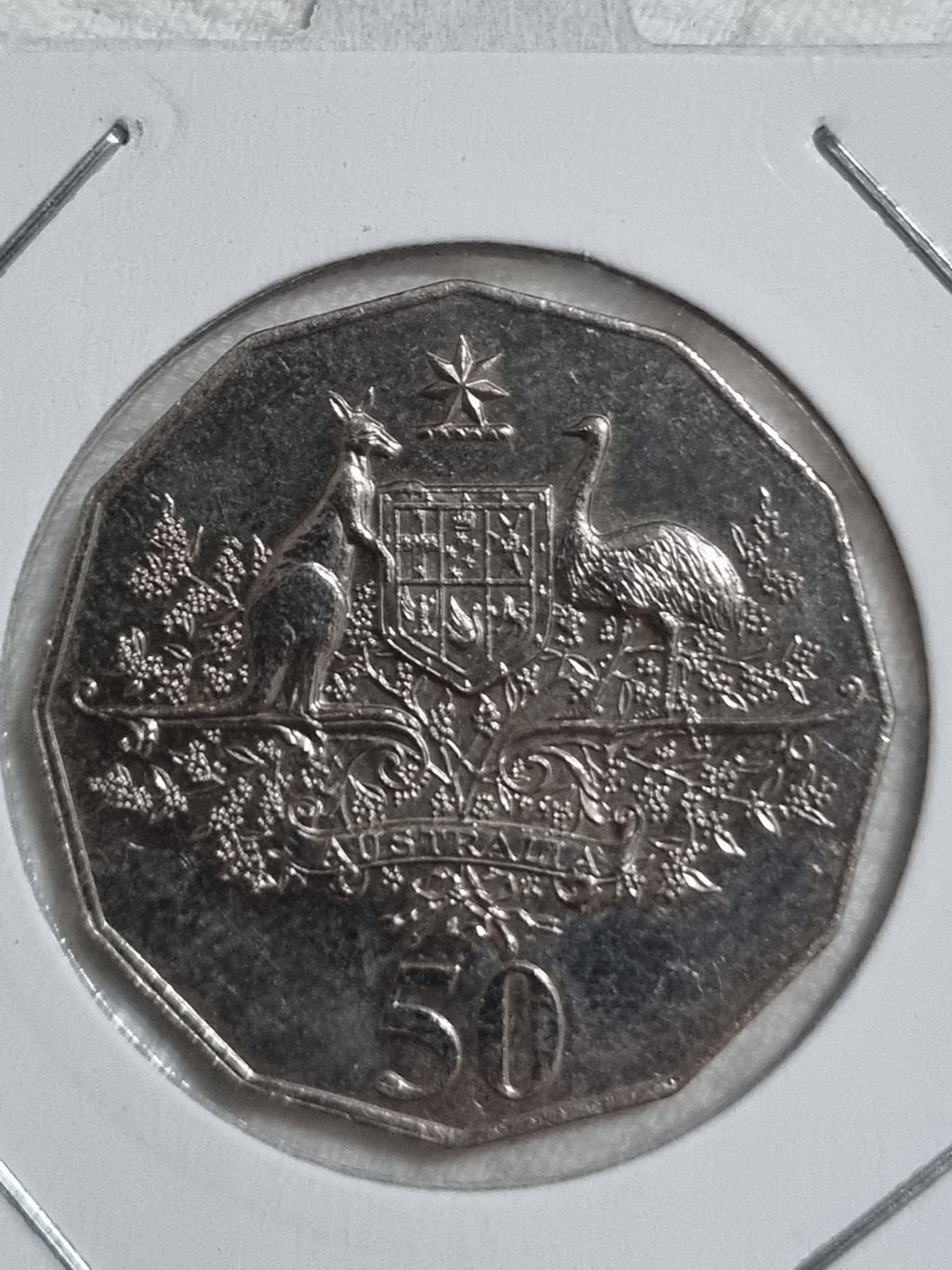2001 Federation 50 Cent aUNC Coin