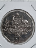 2001 Federation 50 Cent aUNC Coin