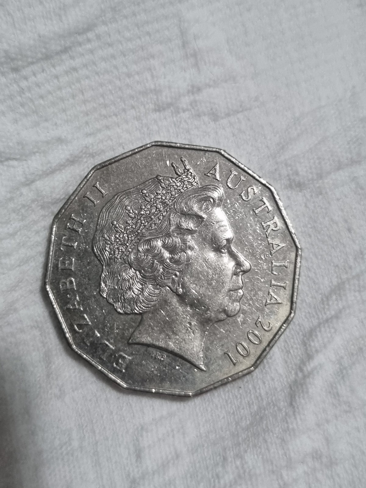 2000 Royal Visit + 2001 Federation 50 Cent Coins - Circulated 