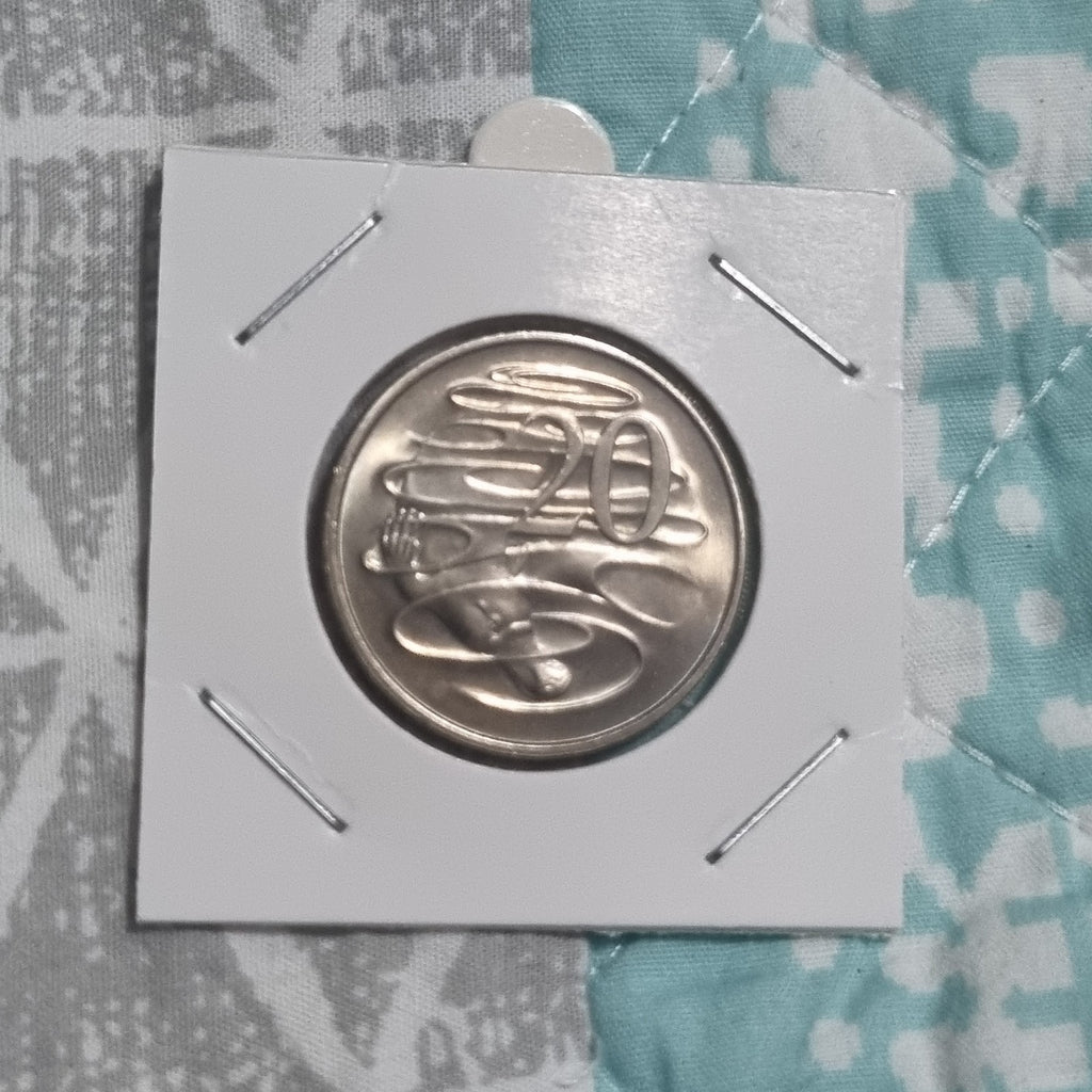 1980 Twenty Cent Coin Uncirculated -  20 Cents With Toning