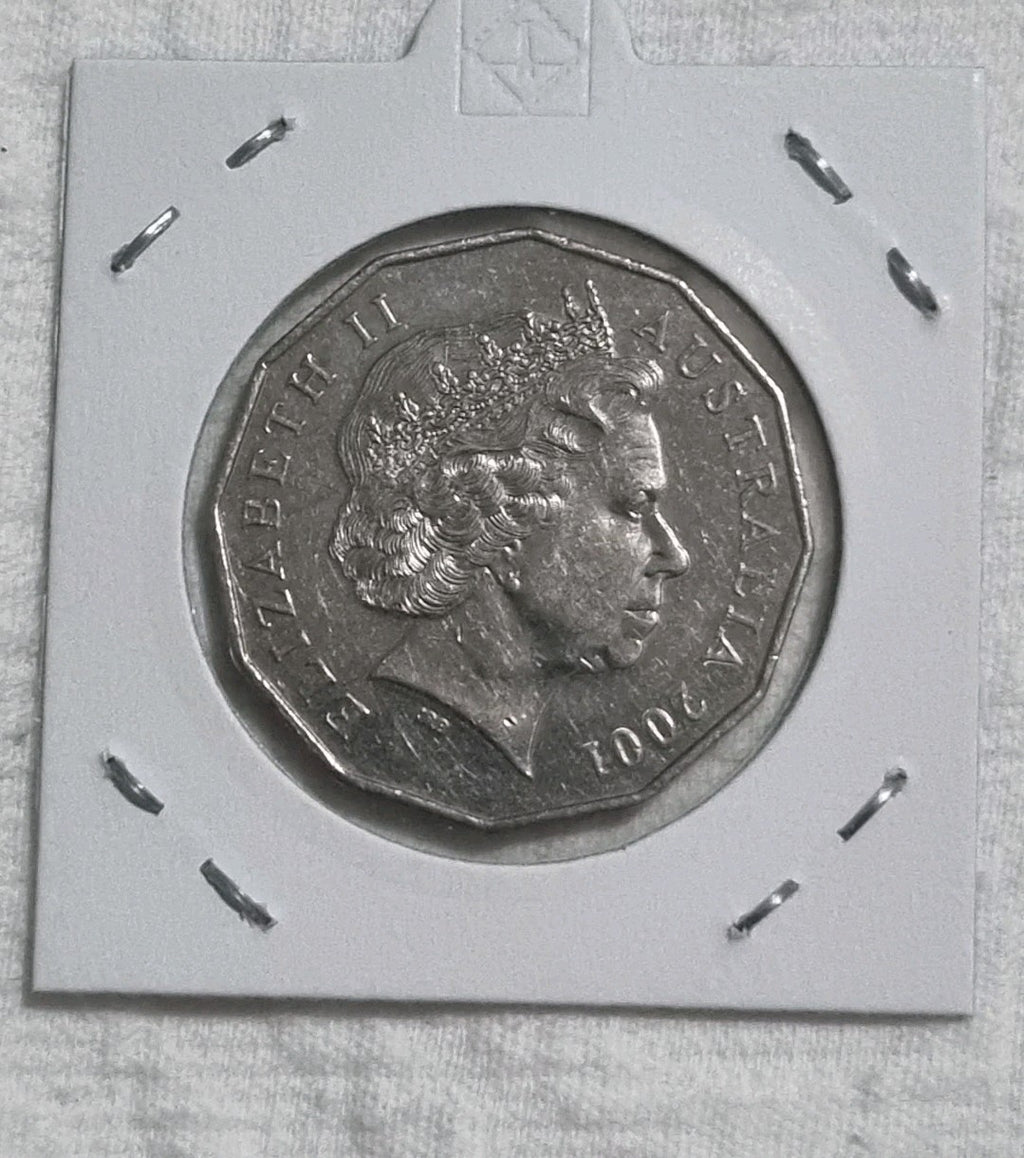 2001 50 Cent Centenary Of Federation - Lightly Circulated 