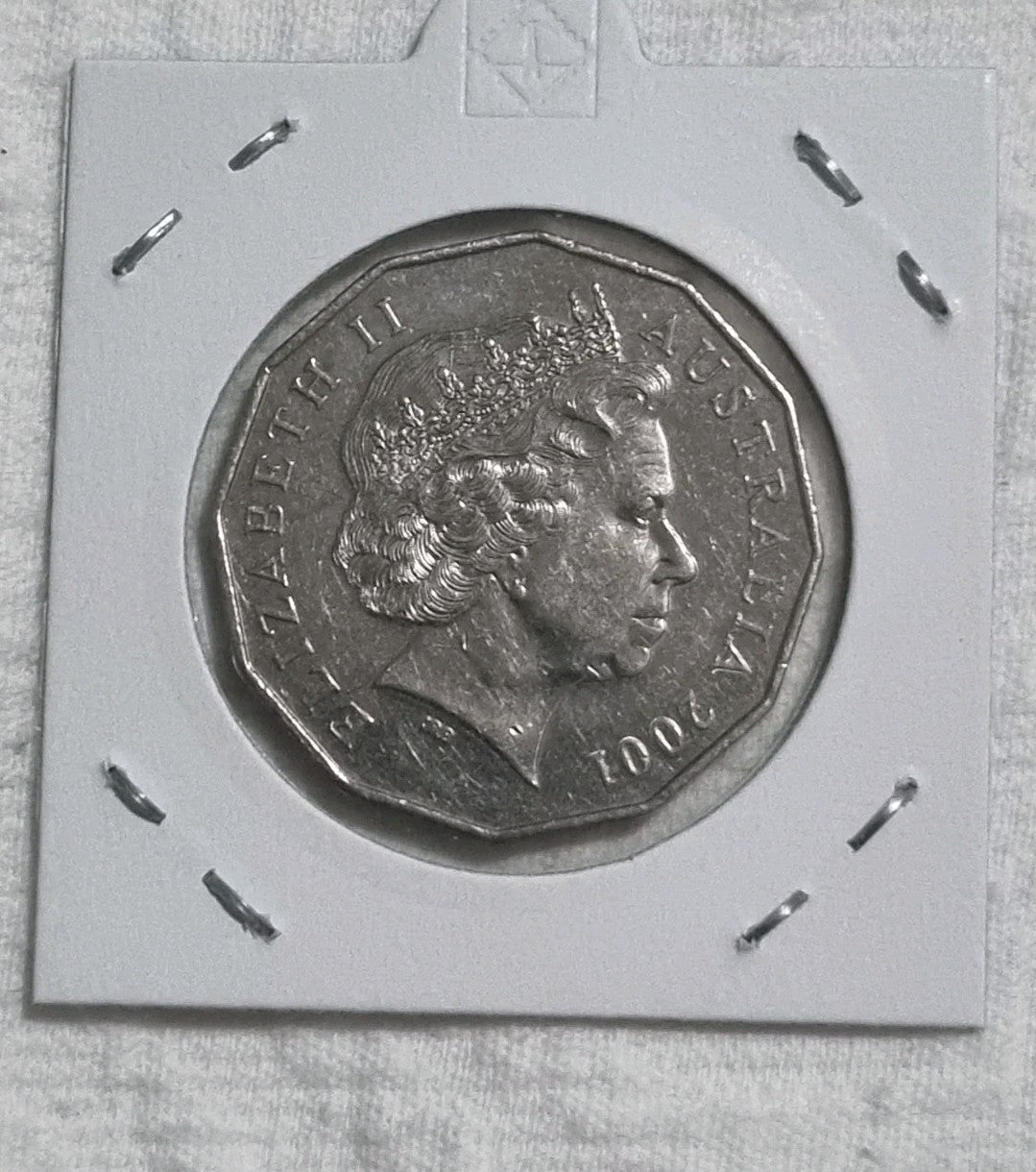 2001 50 Cent Centenary Of Federation - Lightly Circulated 