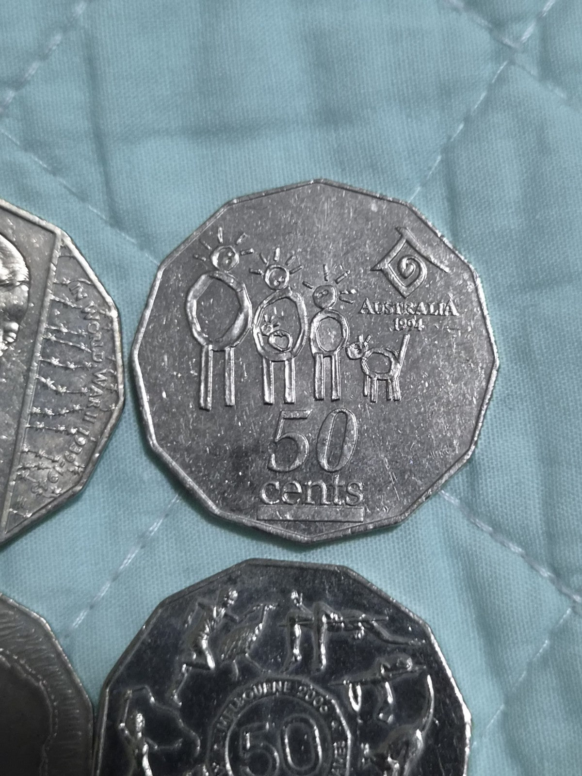 4 x 50 Cent Coins - Commemorative 
