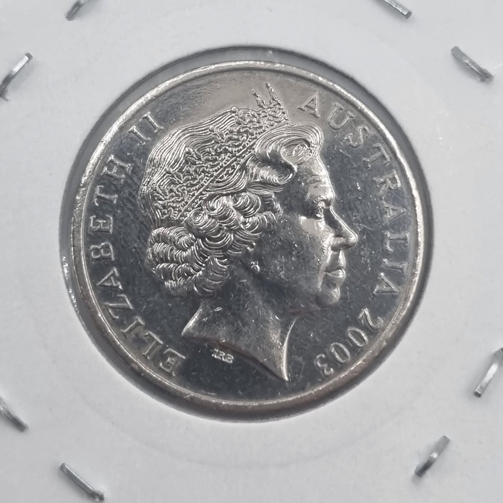 2003 aUNC Volunteers 20 Cent Coin In 2x2 Holder