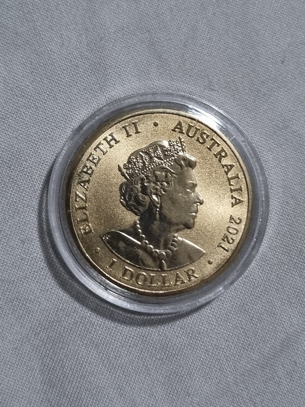 2021 $1 RSPCA Australia Chicken Coloured Coin In Capsule - One Dollar