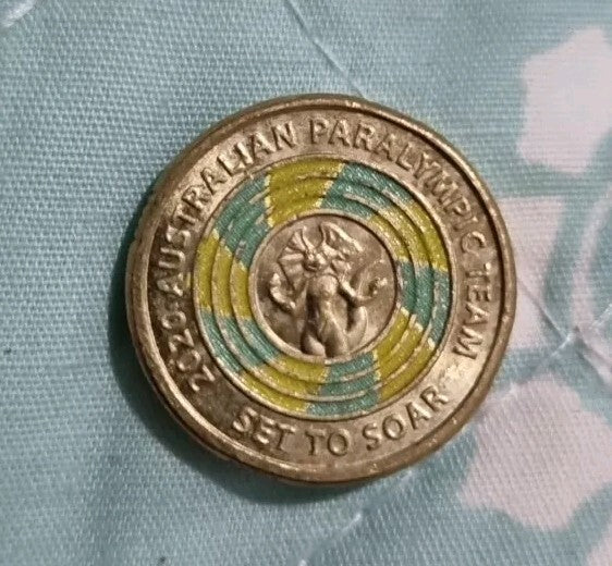2020 $2 Olympic Paralympic Coin CIRC, Low Mintage