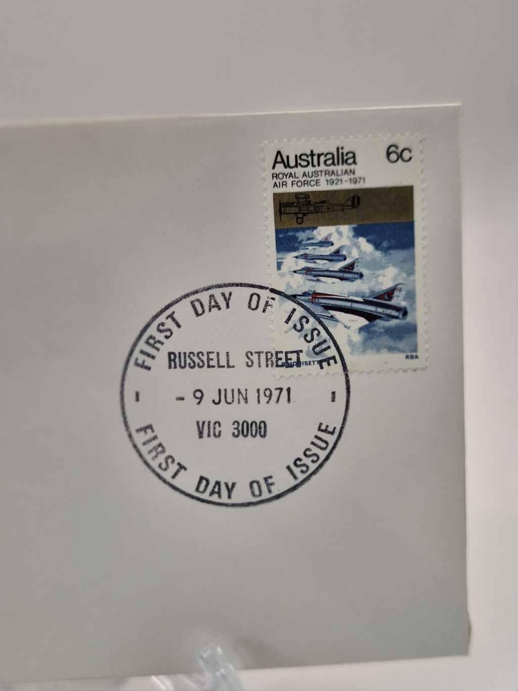 1971 50th Anniversary Of Royal Australian Air Force FDC - First Day Cover Pilot