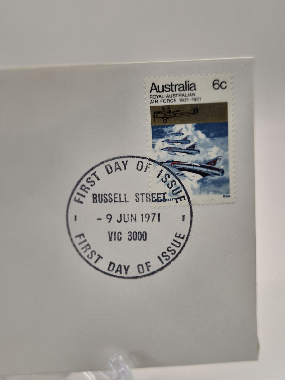 1971 50th Anniversary Of Royal Australian Air Force FDC - First Day Cover Pilot
