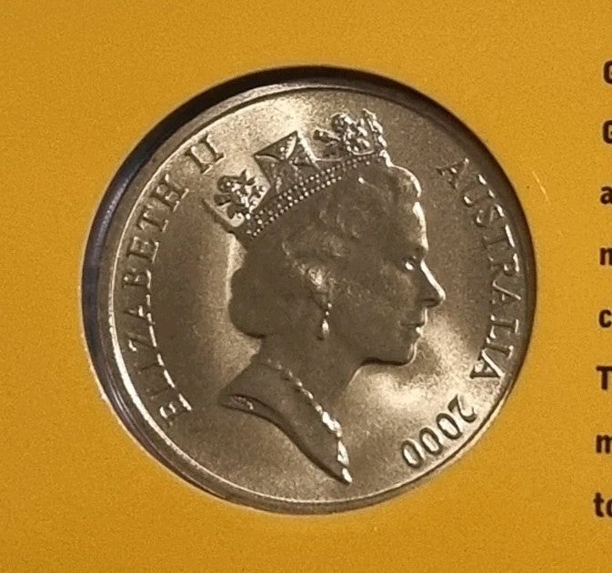 Sydney Olympics 2000 Gymnastics $5 DOLLAR UNC Five Dollars