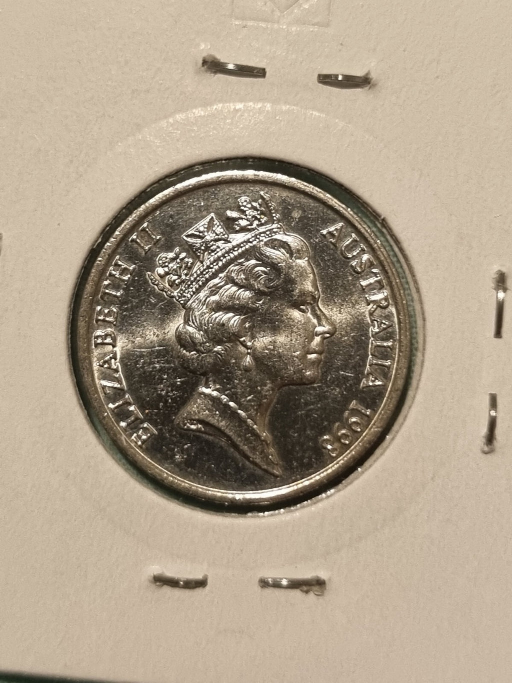 1998 UNC 10 Cent Coin in 2x2 Holder 
