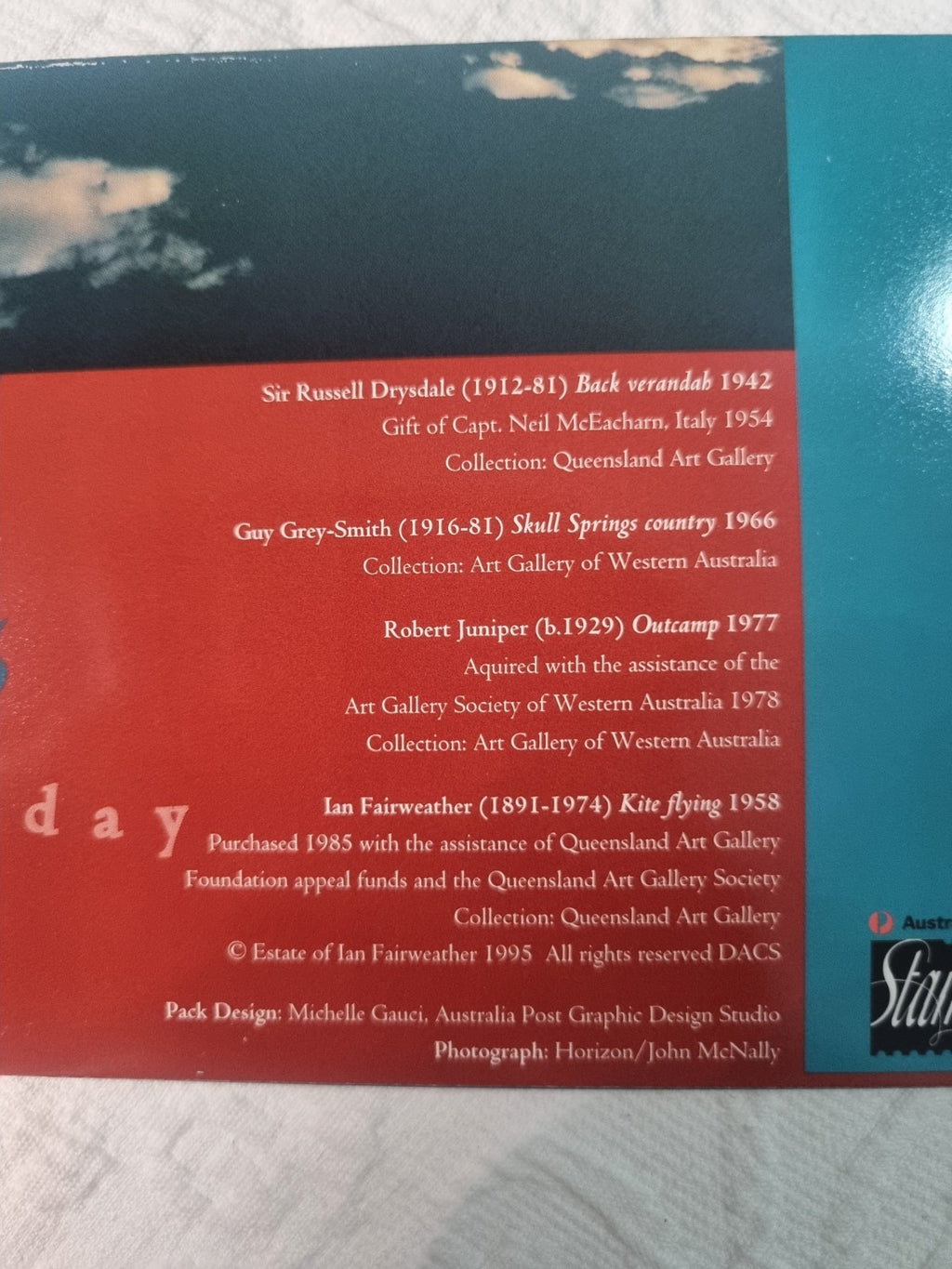 Australia Post Stamp Pack - 1995 Australia Day - New as Issued