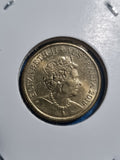 2019 UNC 2 DOLLAR COIN - JC DESIGN $2 Two Dollar In Protective 2x2 Holder 