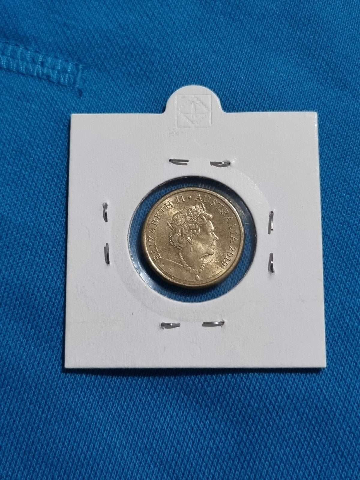 2019 aUNC 2 DOLLAR COIN - JC DESIGN $2 Two Dollar In Protective 2x2 Holder 