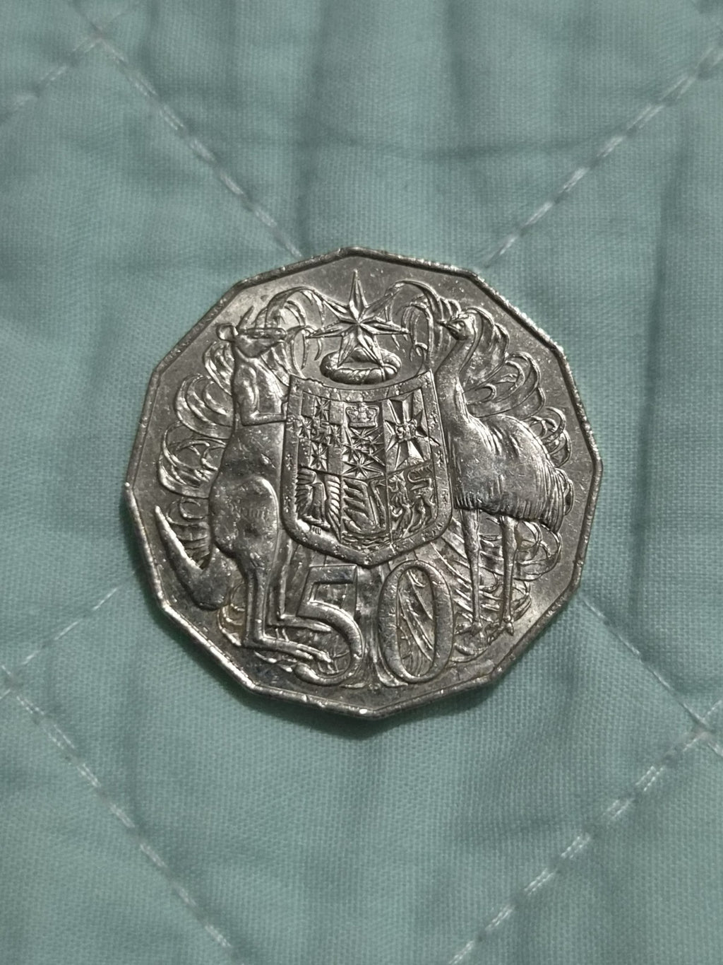 2017 50 Cent 50c Coin - Coat of Arms - Lightly Circulated 