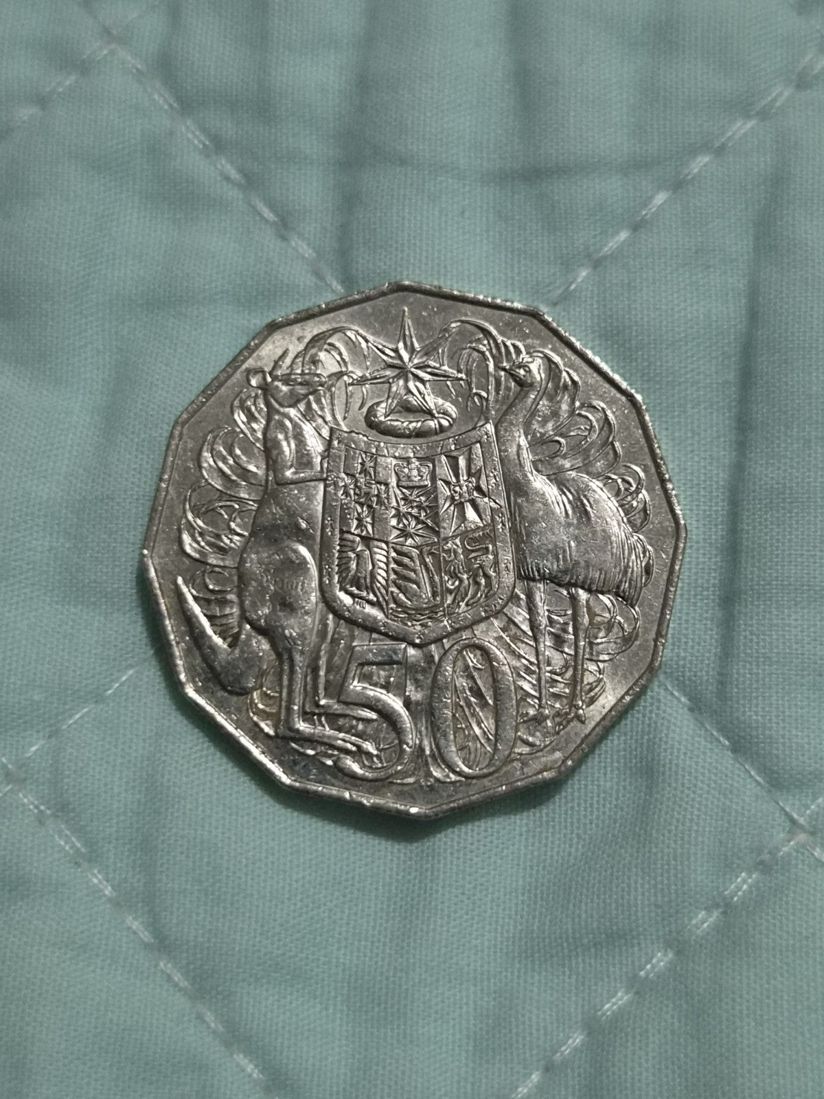 2017 50 Cent 50c Coin - Coat of Arms - Lightly Circulated 