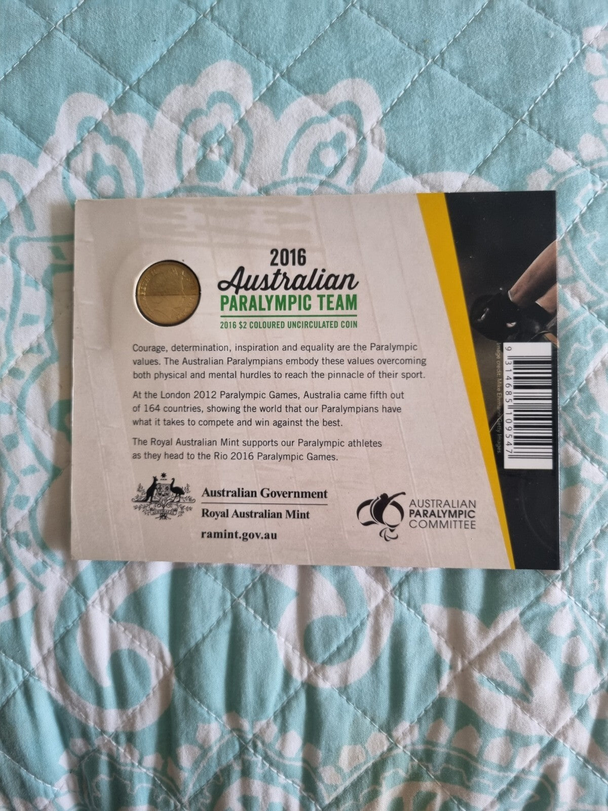 2016 $2 Paralympic Team in RAM Folder