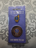 Sydney 2000 Olympics 300 Days To Go Countdown Pin and Medallion Set