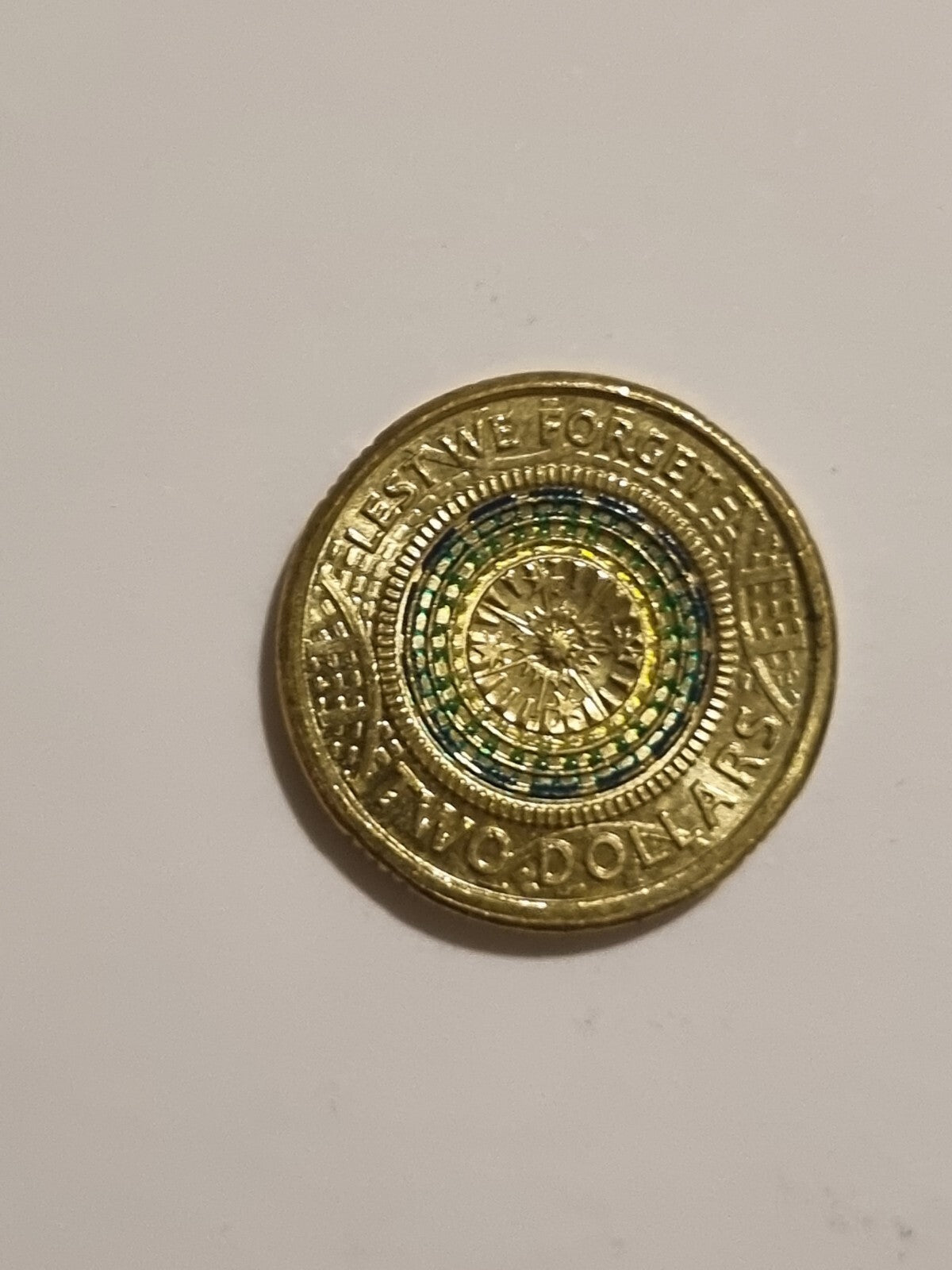  2017 UNC Lest We Forget Mosaic $2 Two Dollars From RAM Roll