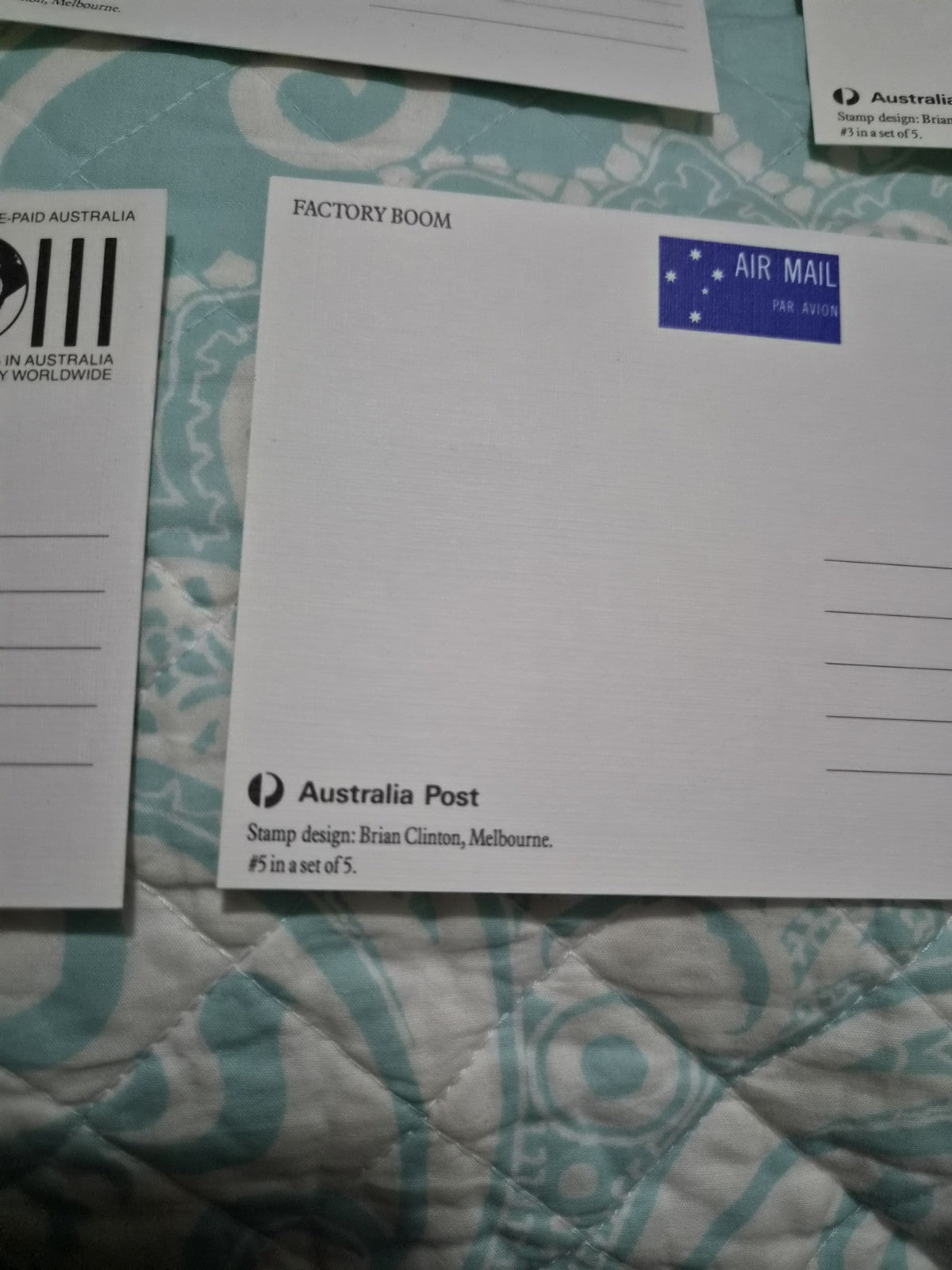 Australia  5 x Maxi Card Set -  12 JULY 1990 - Boomtime
