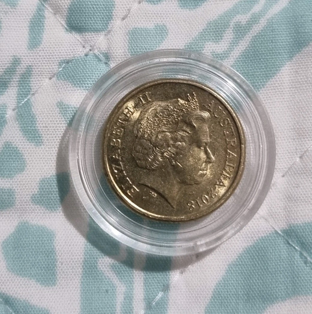 2018 aUNC $2 Eternal Flame Two Dollar Coin In Capsule 