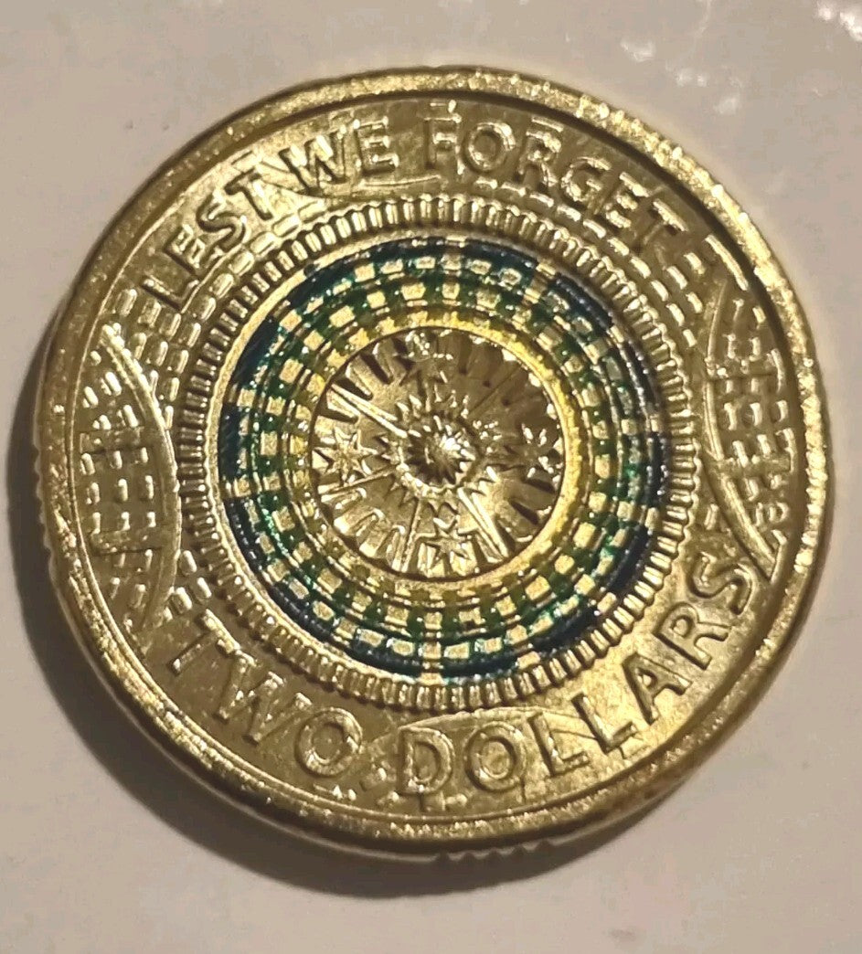 $2 2017 UNC Mosaic - Lest We Forget - Two Dollars