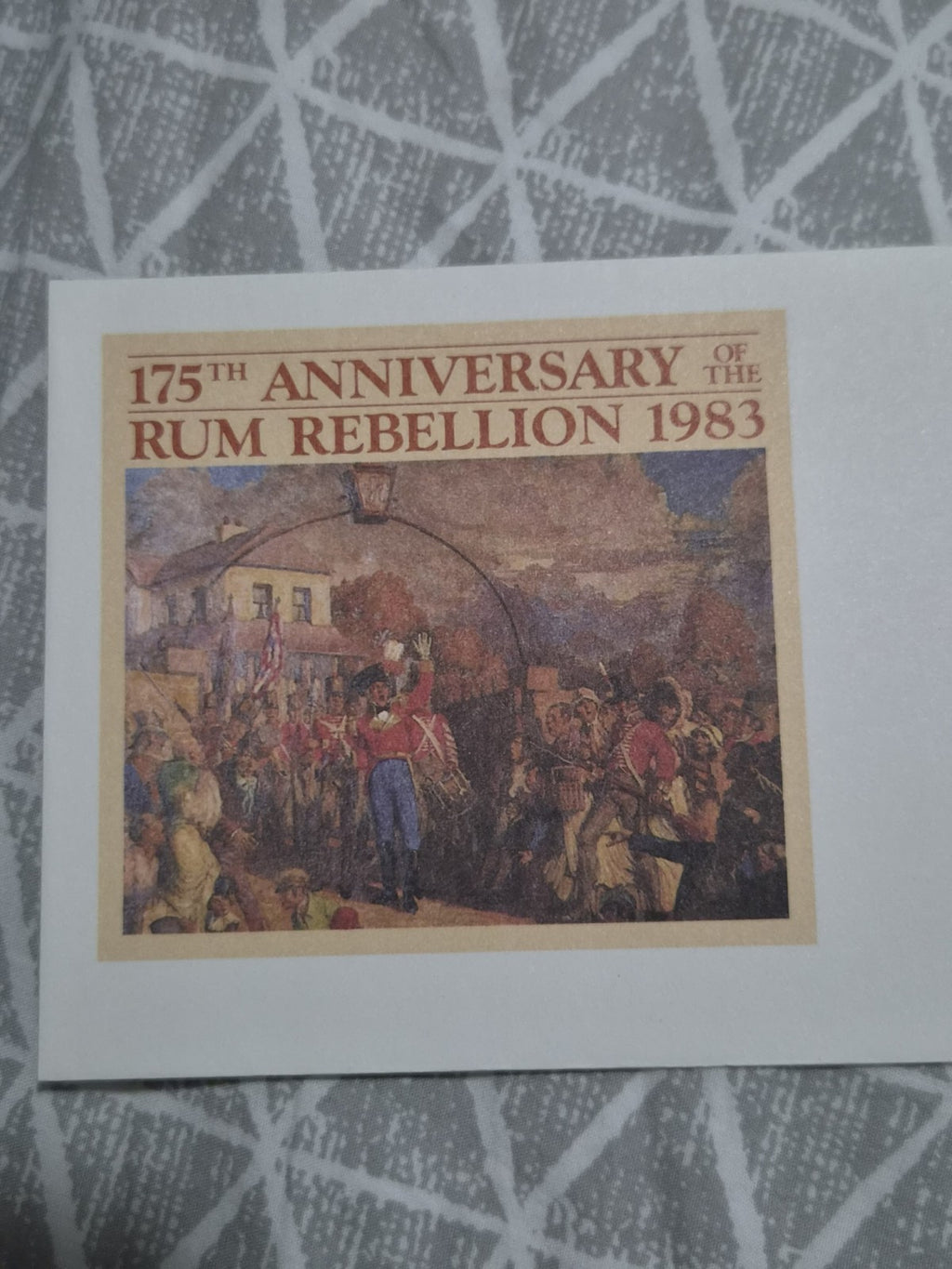 Pre-Stamped Envelope PSE - 1983 175th  Anniversary of the Rum Rebellion 