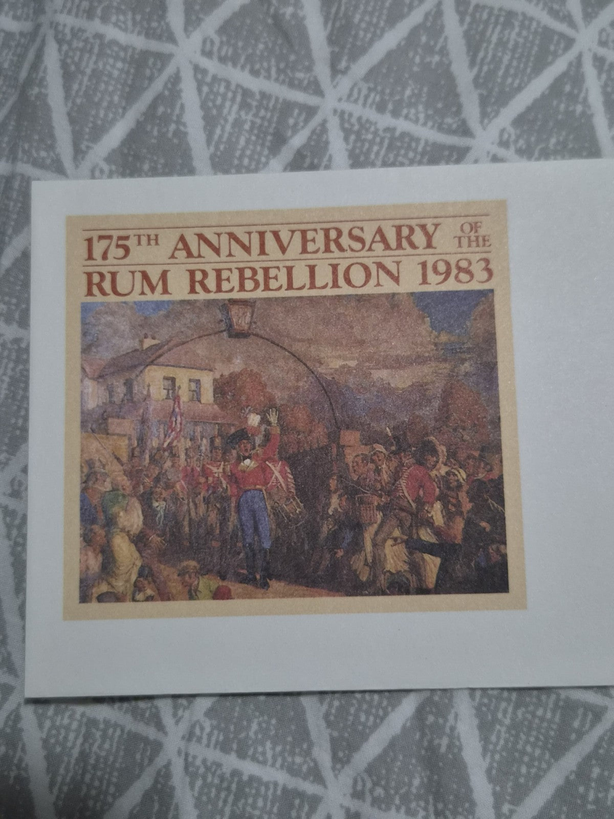Pre-Stamped Envelope PSE - 1983 175th  Anniversary of the Rum Rebellion 