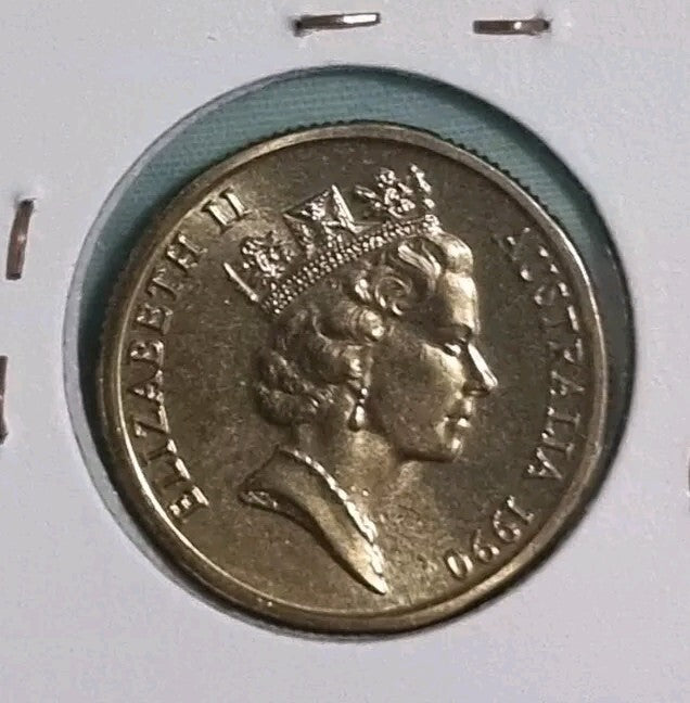 1990 Choice Uncirculated $1 Coin in 2x2 One Dollar From Mint Set