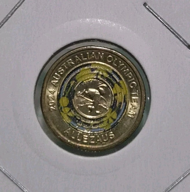 2024 $2 Two Dollar Olympic Games Coin UNC Allezaus