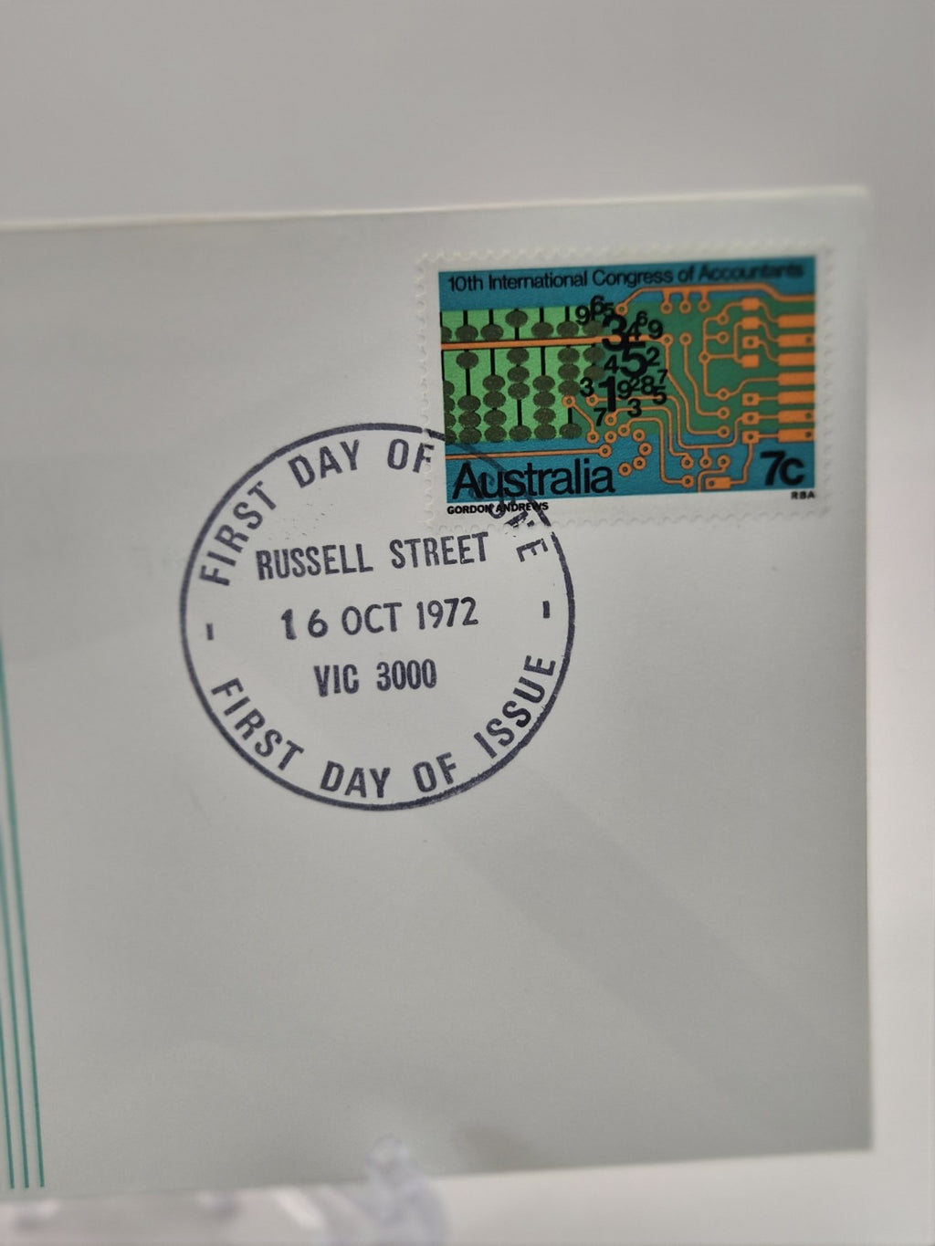 1972 - 10TH International Accountancy Congress - Russell St FDC First Day Cover 