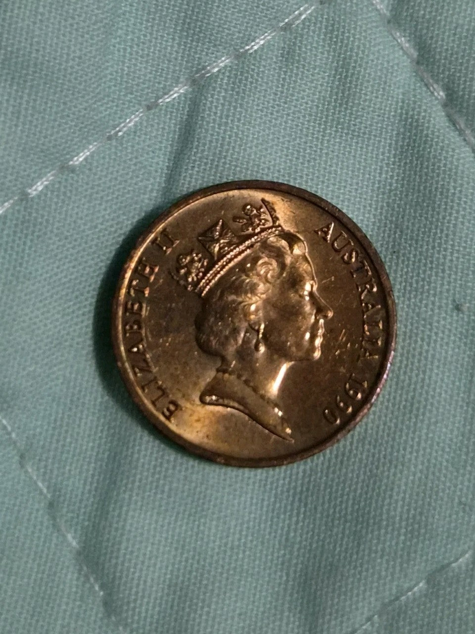1990 1 One Cent Coin 
